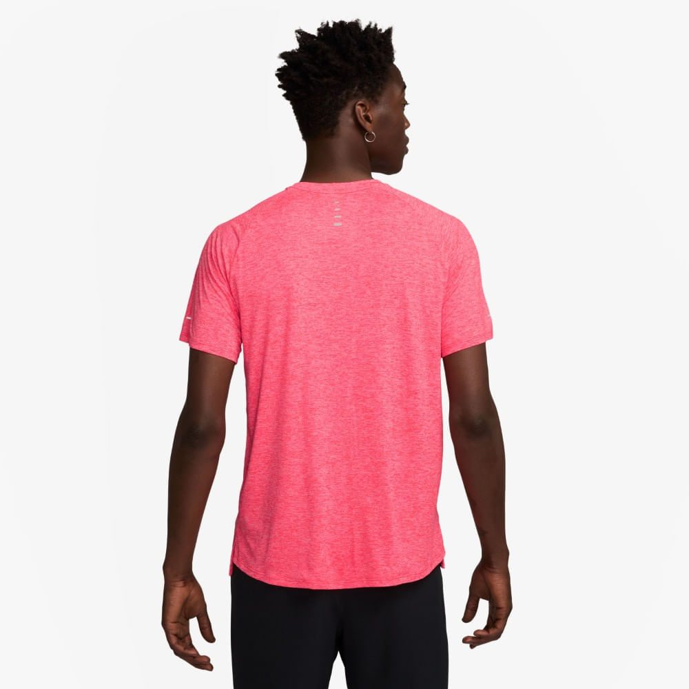 Nike M Nk Dfadv Stride Ss Top Camiseta Manga Corta rojo de hombre para correr