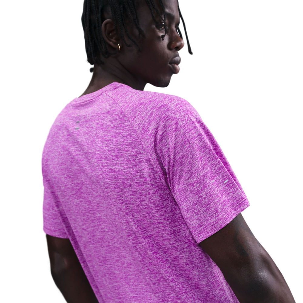 Nike M Nk Dfadv Stride Ss Top Camiseta Manga Corta morado de hombre para correr