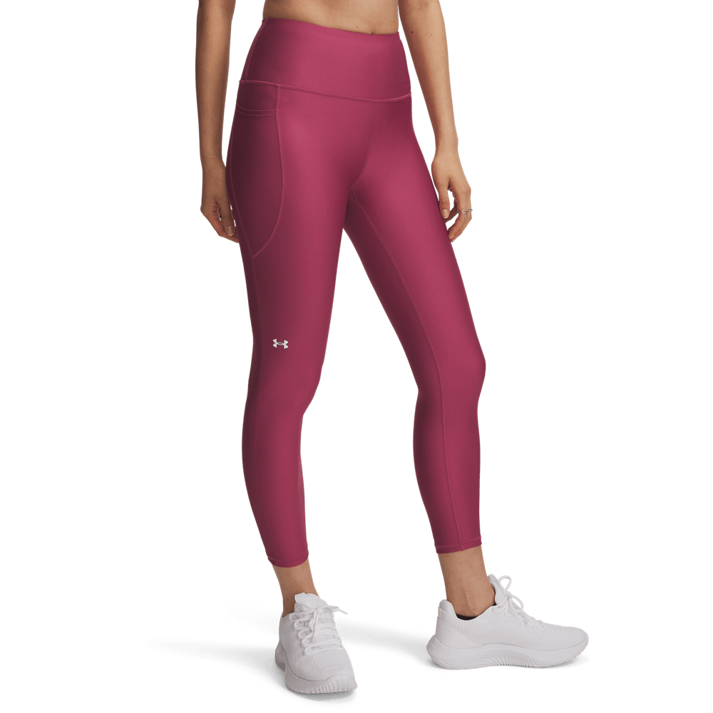 UA H Hi Ankle Leg Licra rosado de mujer para entrenamiento