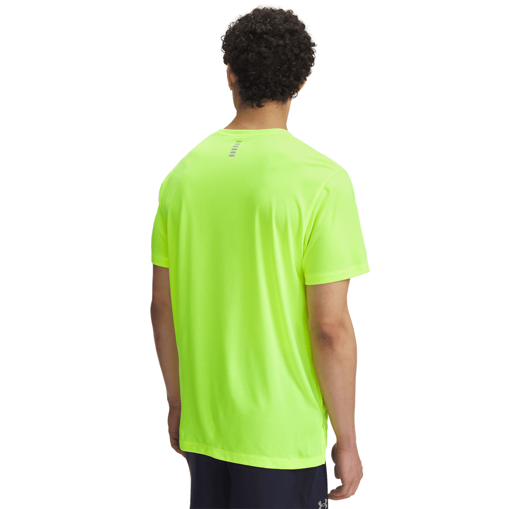 UA Launch Shortsleeve Camiseta Manga Corta amarillo de hombre para correr