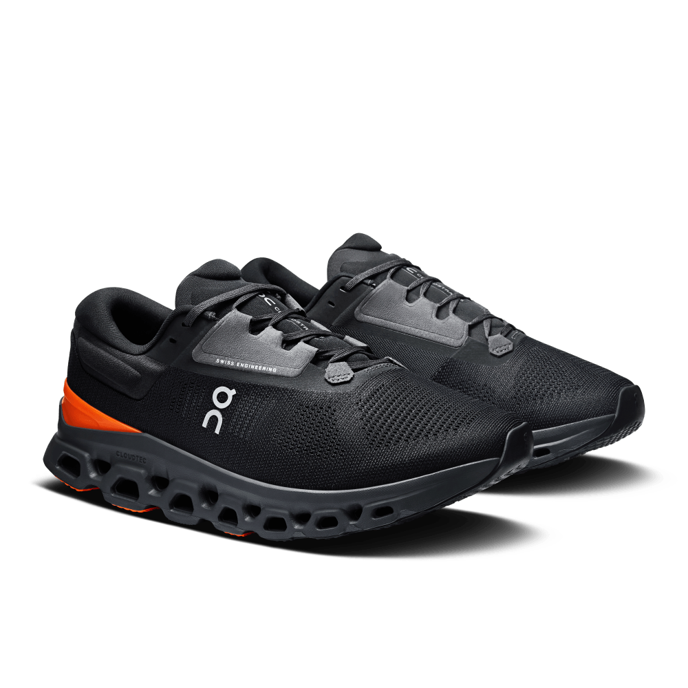 On Cloudstratus 3 Tenis negro de hombre para correr