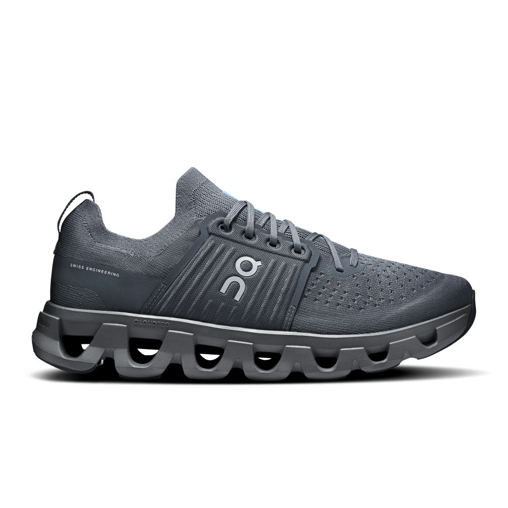 On Cloudswift 4 Tenis gris de hombre para correr