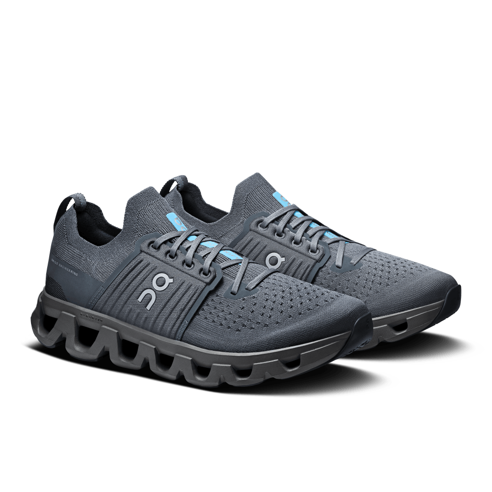 On Cloudswift 4 Tenis gris de hombre para correr