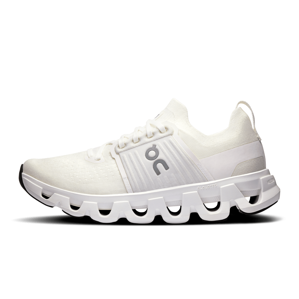 On Cloudswift 4 Tenis blanco de mujer para correr