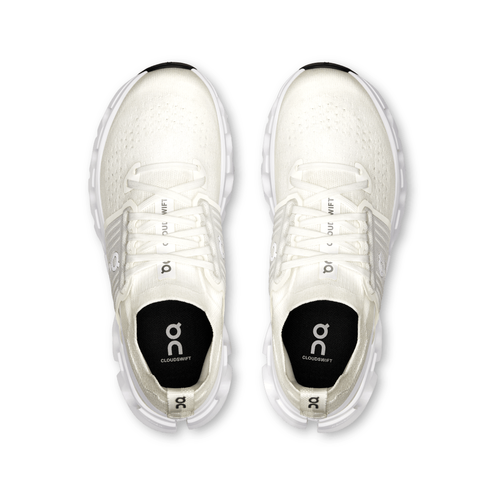 On Cloudswift 4 Tenis blanco de mujer para correr