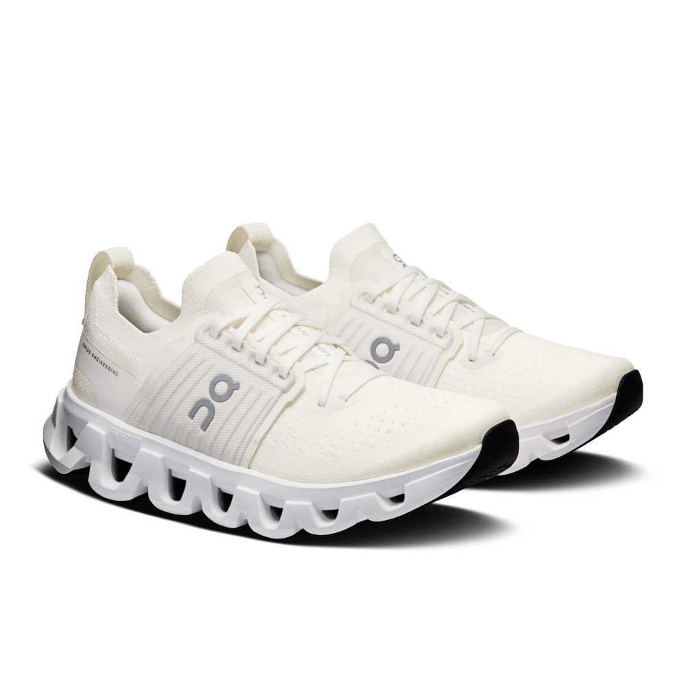 On Cloudswift 4 Tenis blanco de mujer para correr