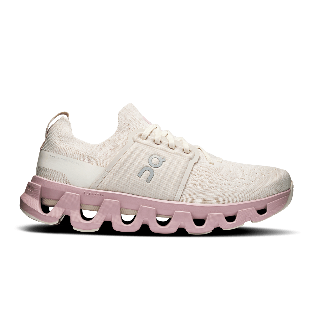 On Cloudswift 4 Tenis blanco de mujer para correr