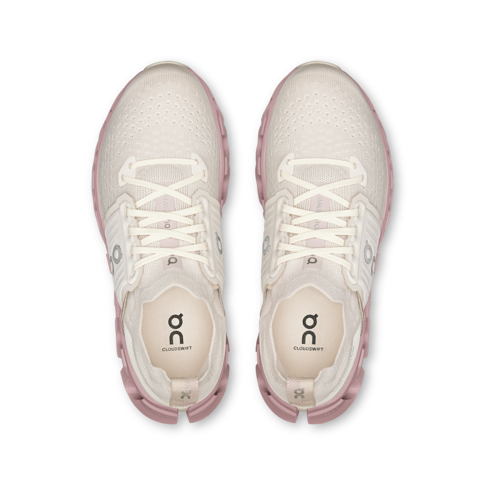 On Cloudswift 4 Tenis blanco de mujer para correr