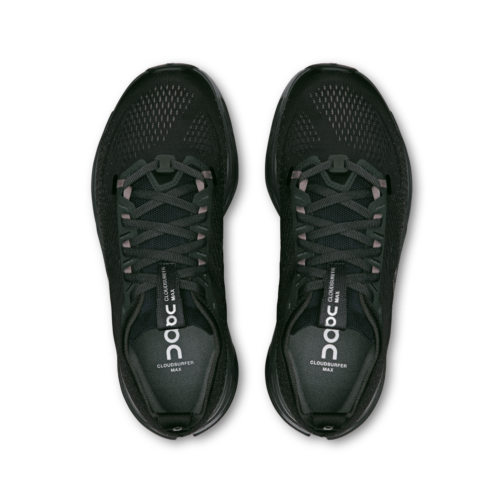 On Cloudsurfer Max Tenis negro de mujer para correr