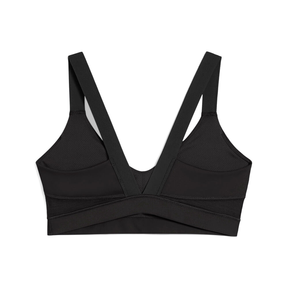 Puma Pwrshape Bra Low W Top negro de mujer para entrenamiento