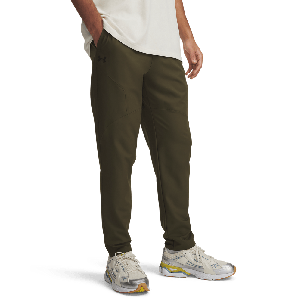 UA Unstoppable Tapered Pants Pantalón verde de hombre lifestyle
