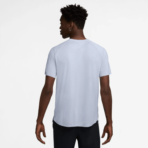 Nike M Nk Dfadv Stride Ss Top Camiseta Manga Corta negro de hombre para correr