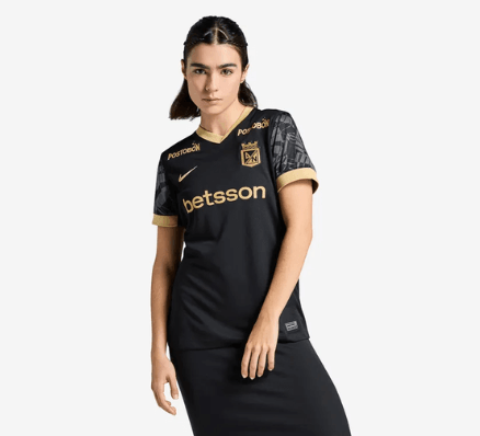 Nike An W Nk Df Jsy Ss Stad Aw Camiseta De Equipo negro de mujer para futbol
