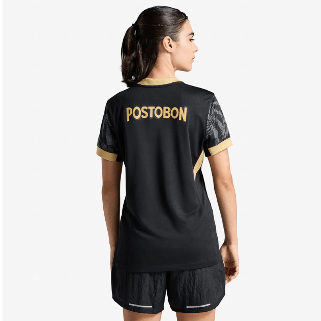 Nike An W Nk Df Jsy Ss Stad Aw Camiseta De Equipo negro de mujer para futbol