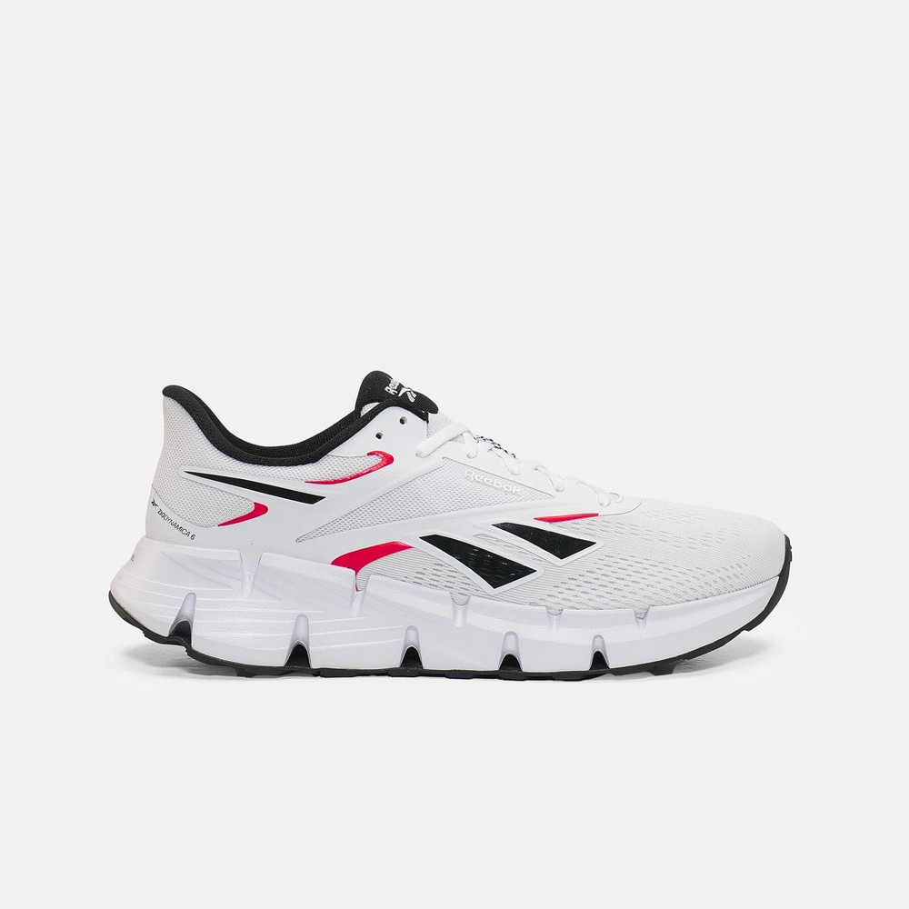 Reebok Zig Dynamica 6 Tenis blanco de hombre para correr