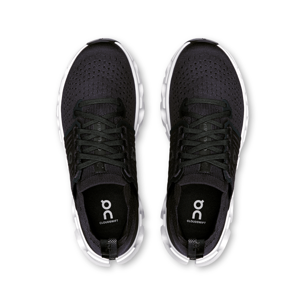 On Cloudswift 4 Tenis negro de mujer para correr