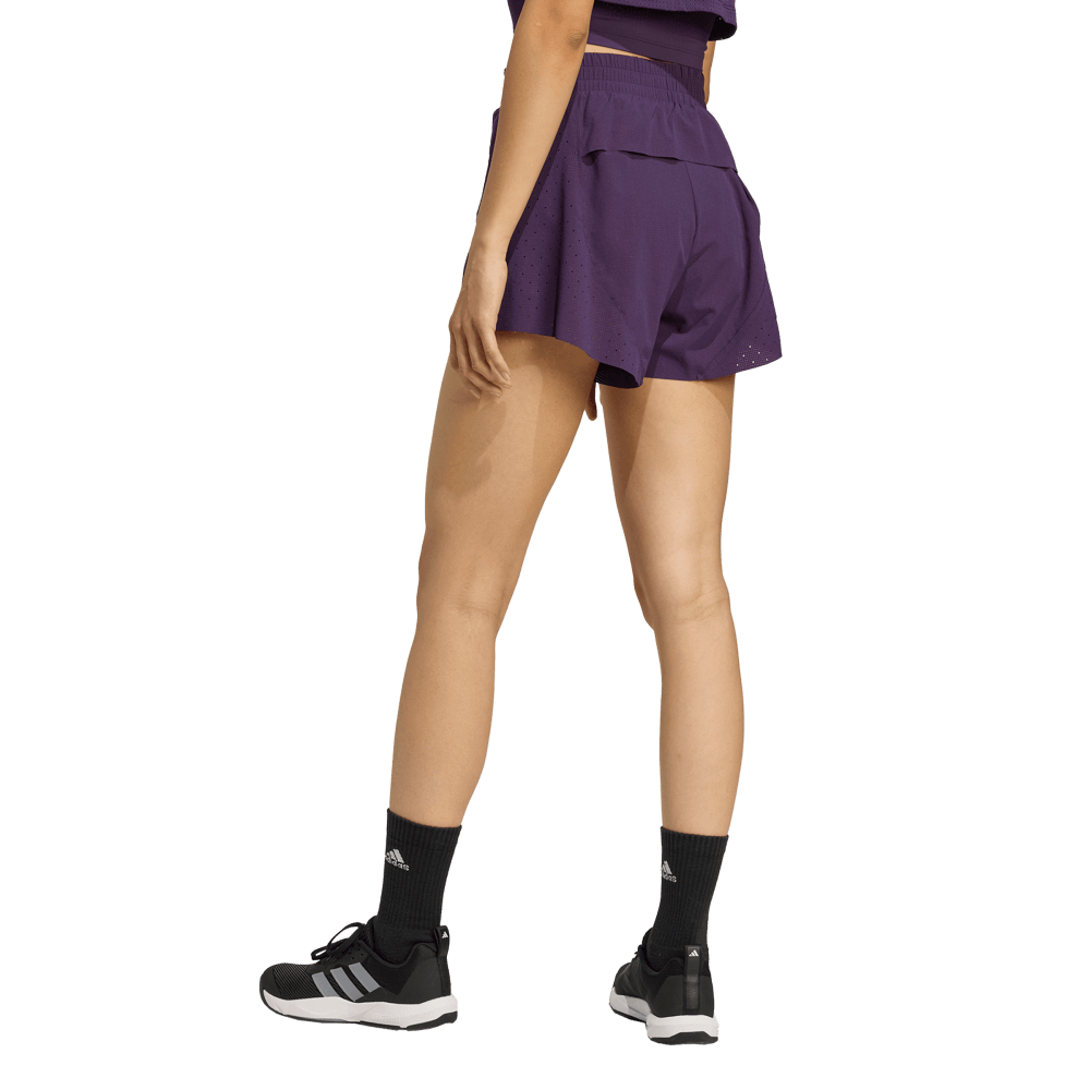 Adidas Short Hiit Airchill 2-En-1 morado de mujer para entrenamiento