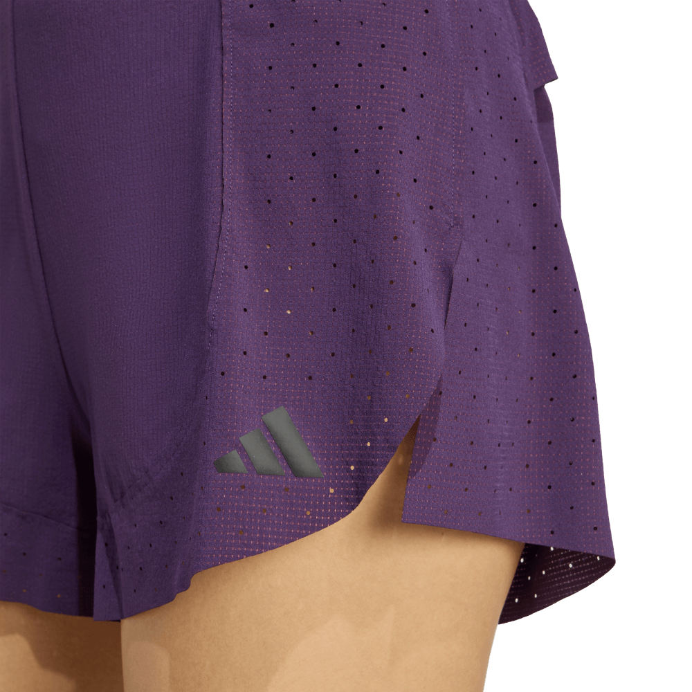 Adidas Short Hiit Airchill 2-En-1 morado de mujer para entrenamiento