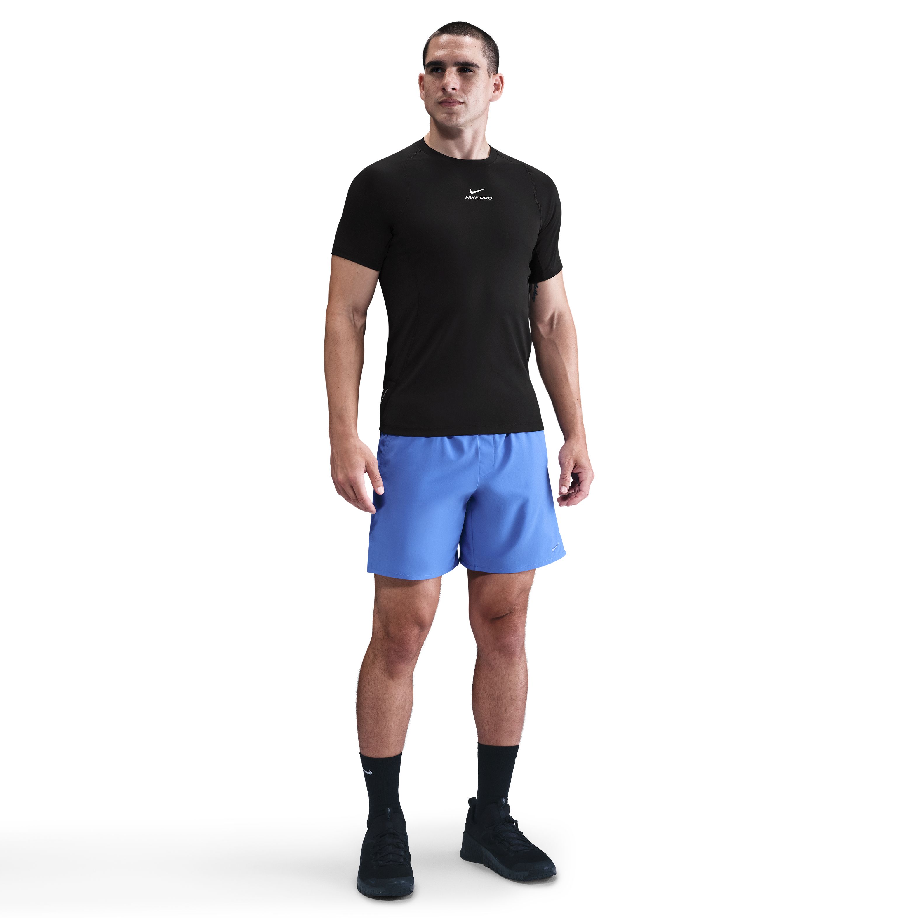 Nike M Np Df Npt Ss Top Camiseta Manga Corta blanco de hombre para entrenamiento