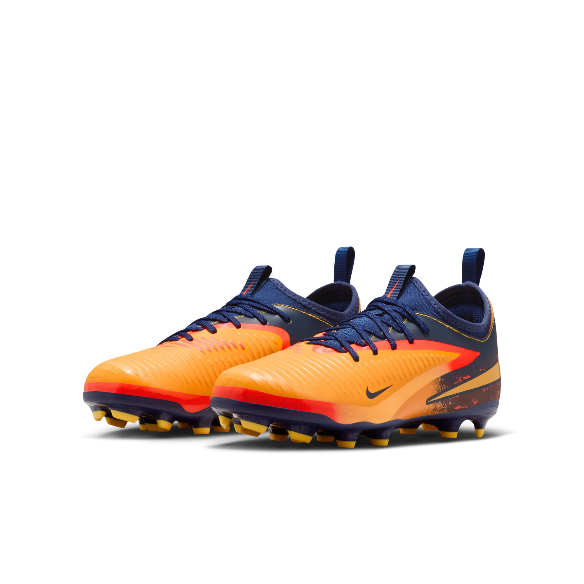 Nike Jr Phantom 6 Low Acad Fg/Mg Eh Guayos naranja de niño para futbol
