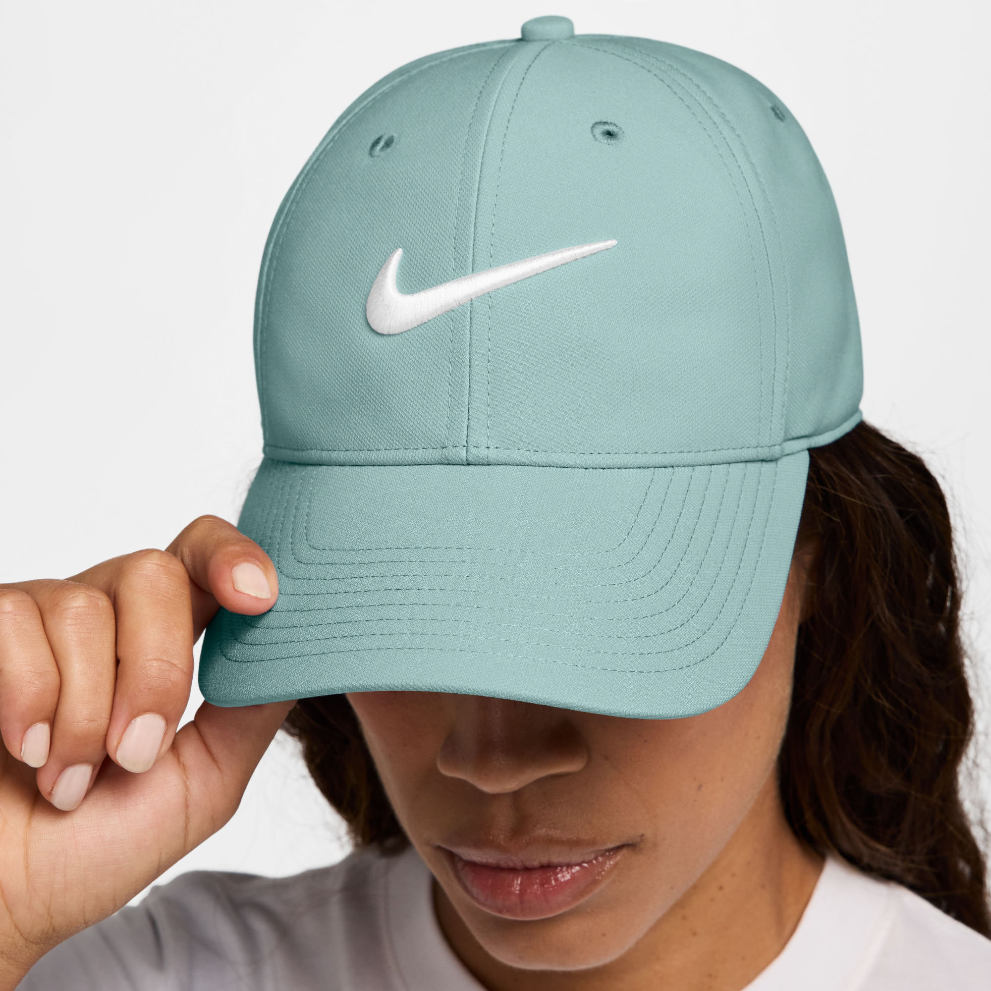 Nike U Nk Df Club Cap S Cb P Gorra verde de hombre para entrenamiento