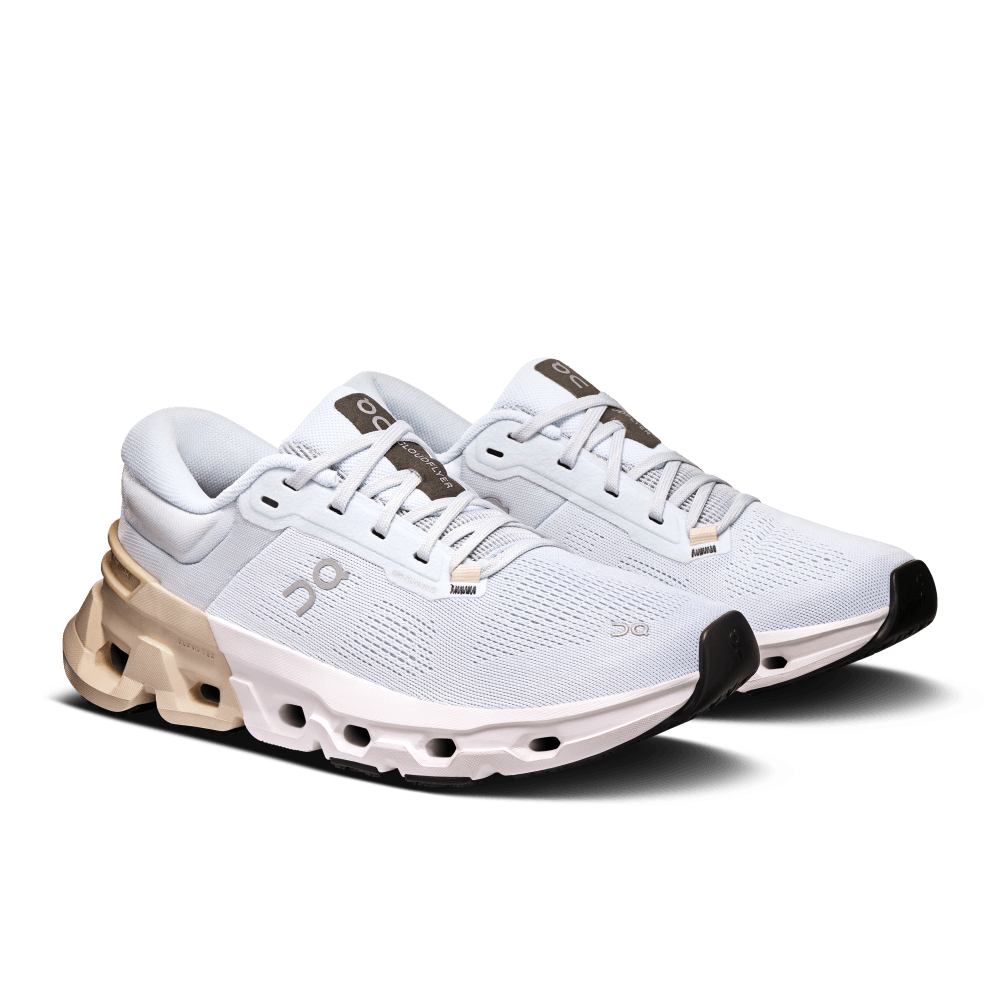 On Cloudflyer 5 Tenis blanco de mujer para correr