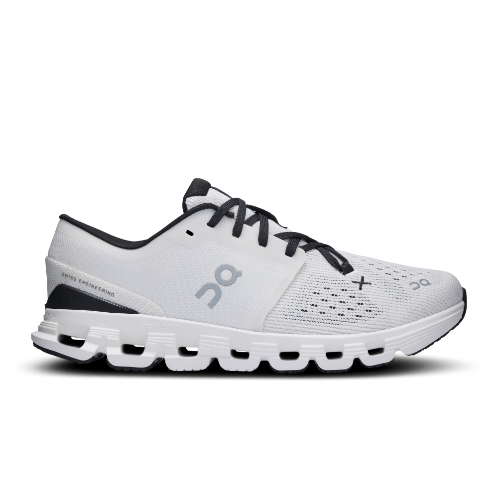 On Cloud X 4 Tenis blanco de mujer para entrenamiento