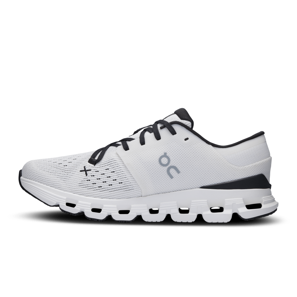 On Cloud X 4 Tenis blanco de mujer para entrenamiento