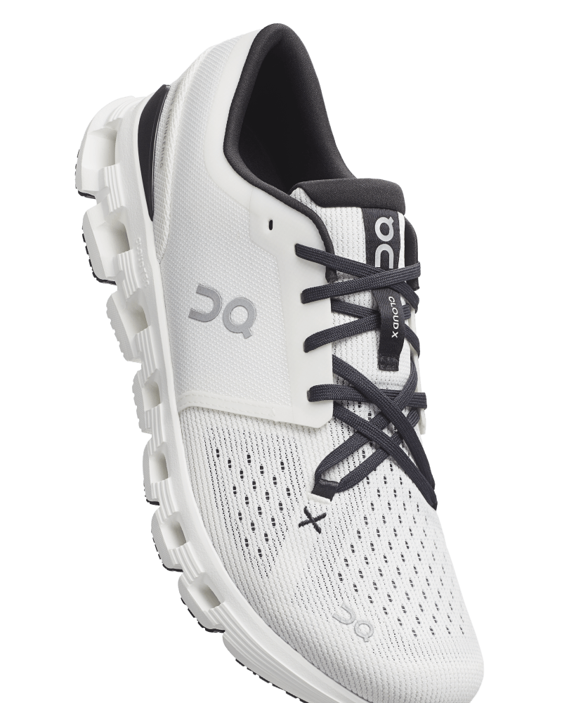 On Cloud X 4 Tenis blanco de mujer para entrenamiento