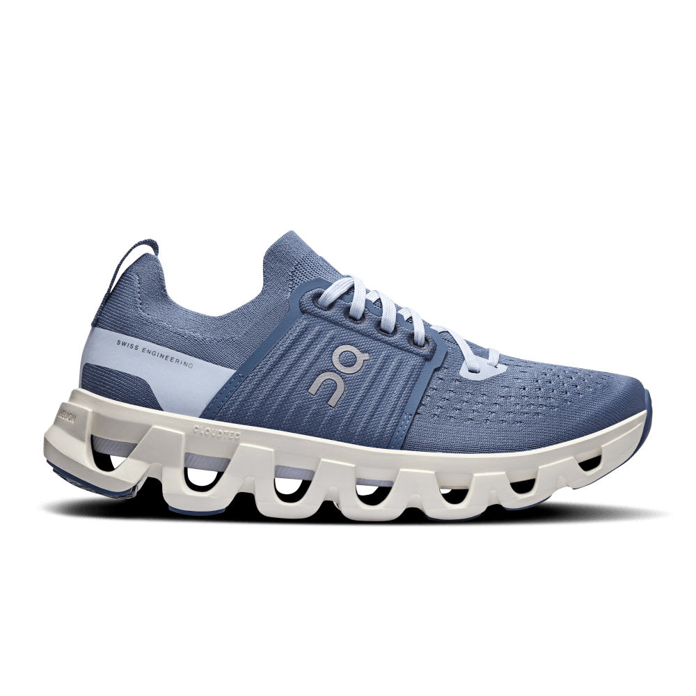 On Cloudswift 4 Tenis azul de mujer para correr