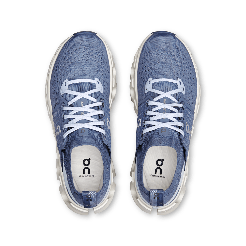 On Cloudswift 4 Tenis azul de mujer para correr