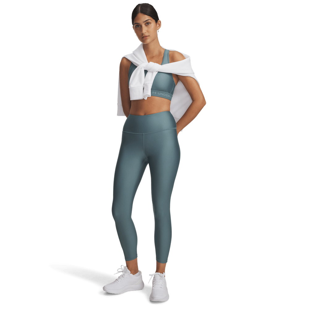 UA H Hi Ankle Leg Licra azul de mujer para entrenamiento