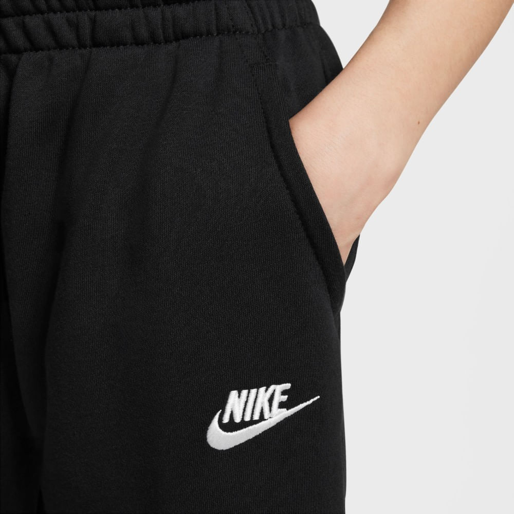 Nike K Nsw Club Ft Jggr Lbr Pantalón blanco de niño lifestyle