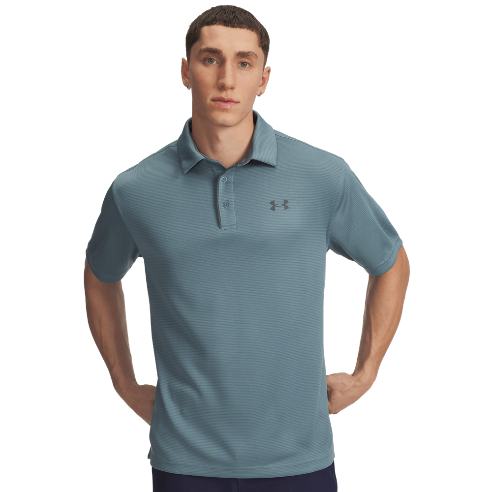 UA H Polo Polo azul de hombre para golf