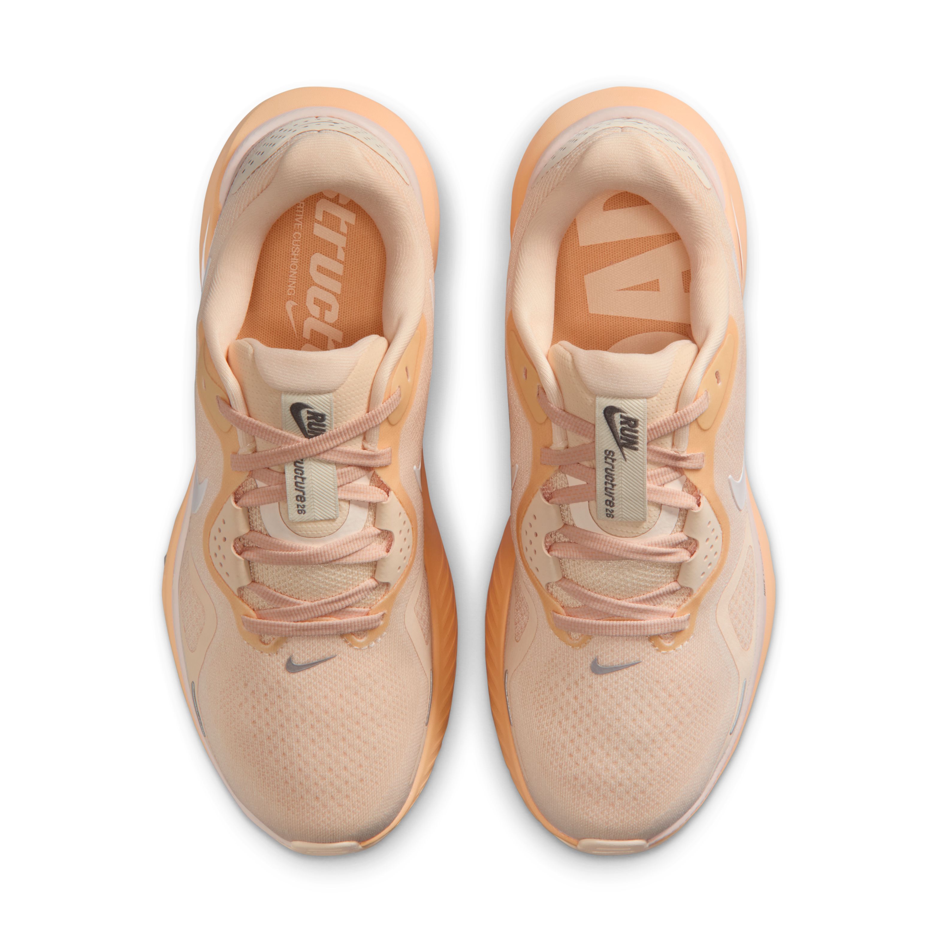 Nike Structure 26 Tenis naranja de mujer para correr