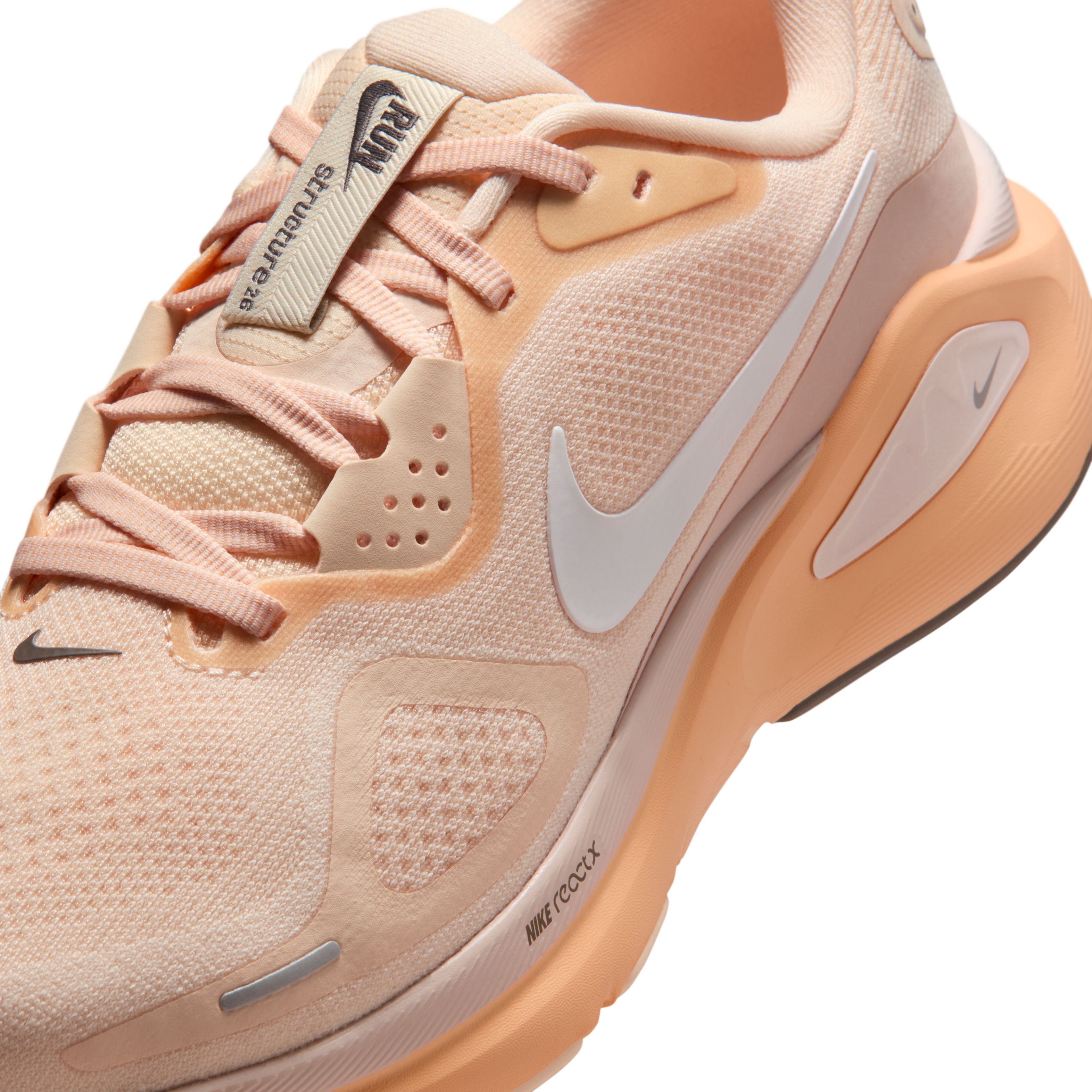Nike Structure 26 Tenis naranja de mujer para correr