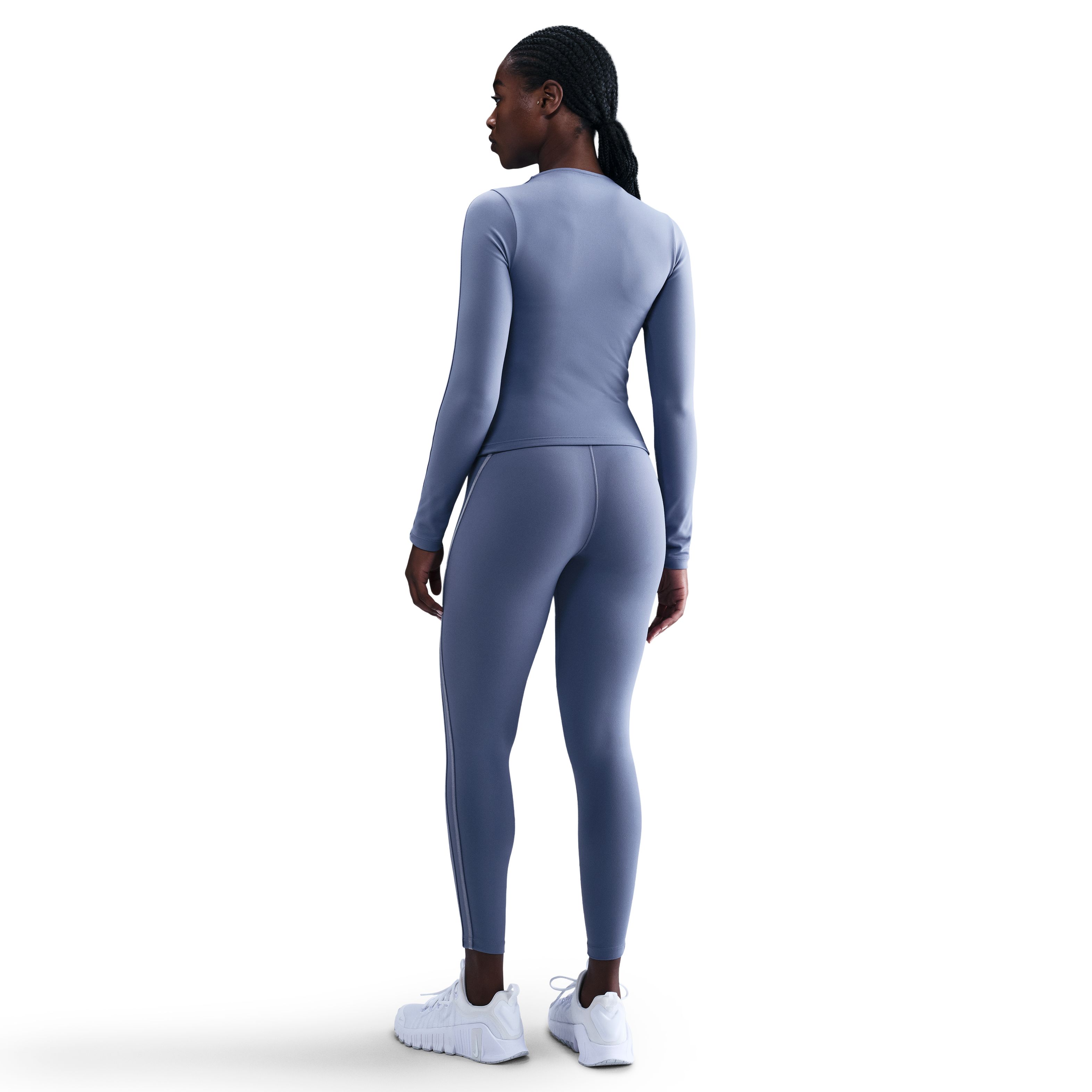 Nike Df One Hr 7/8 Tight Sport Licra azul de mujer para entrenamiento