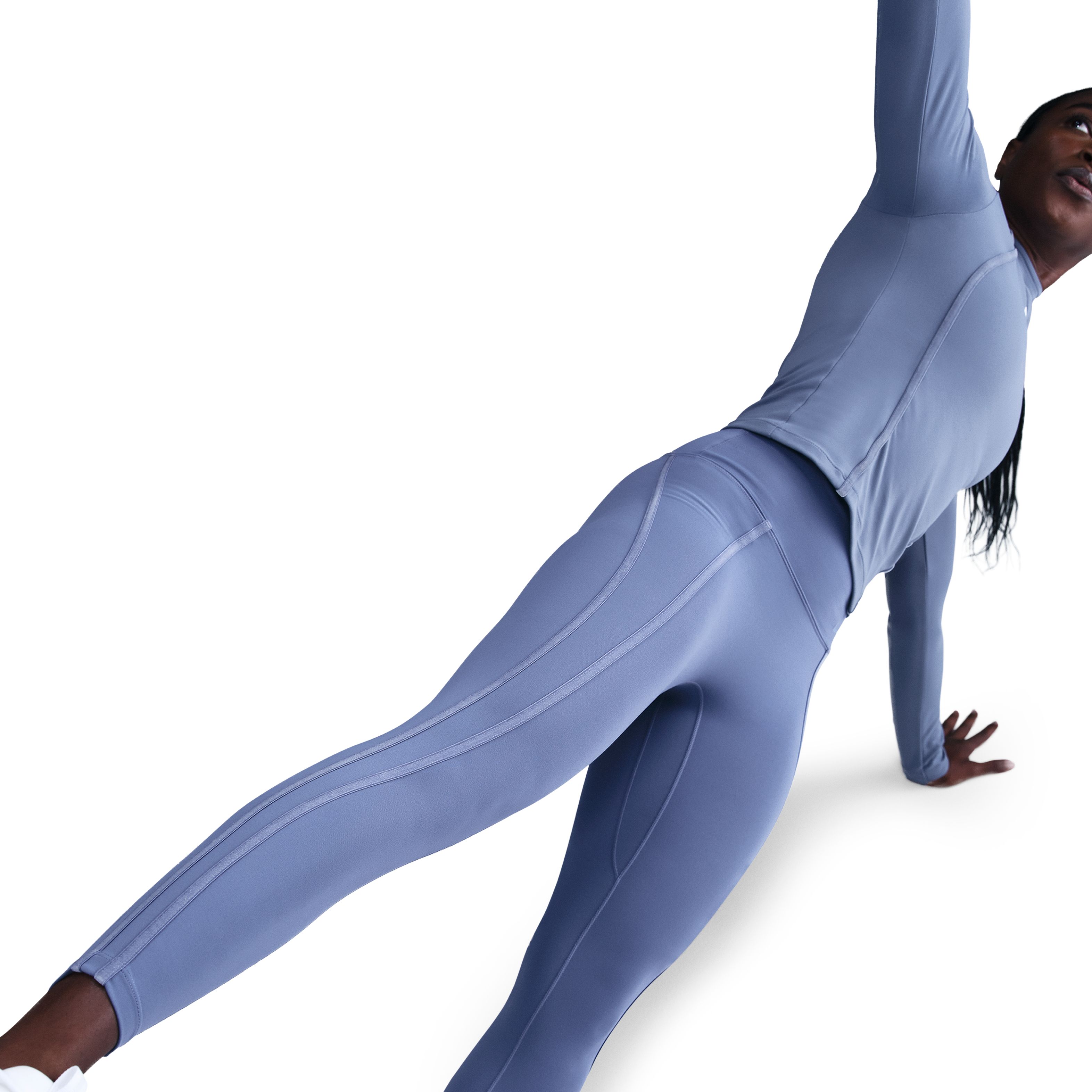 Nike Df One Hr 7/8 Tight Sport Licra azul de mujer para entrenamiento