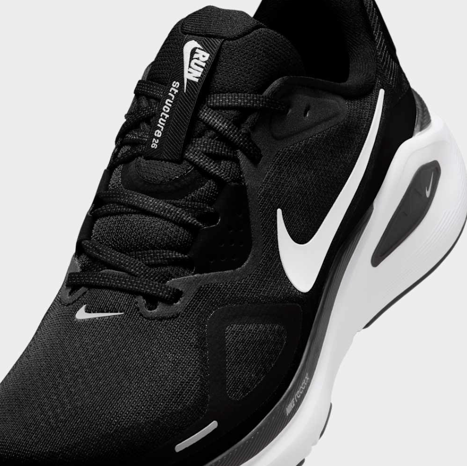 Nike Structure 26 Tenis negro de hombre para correr