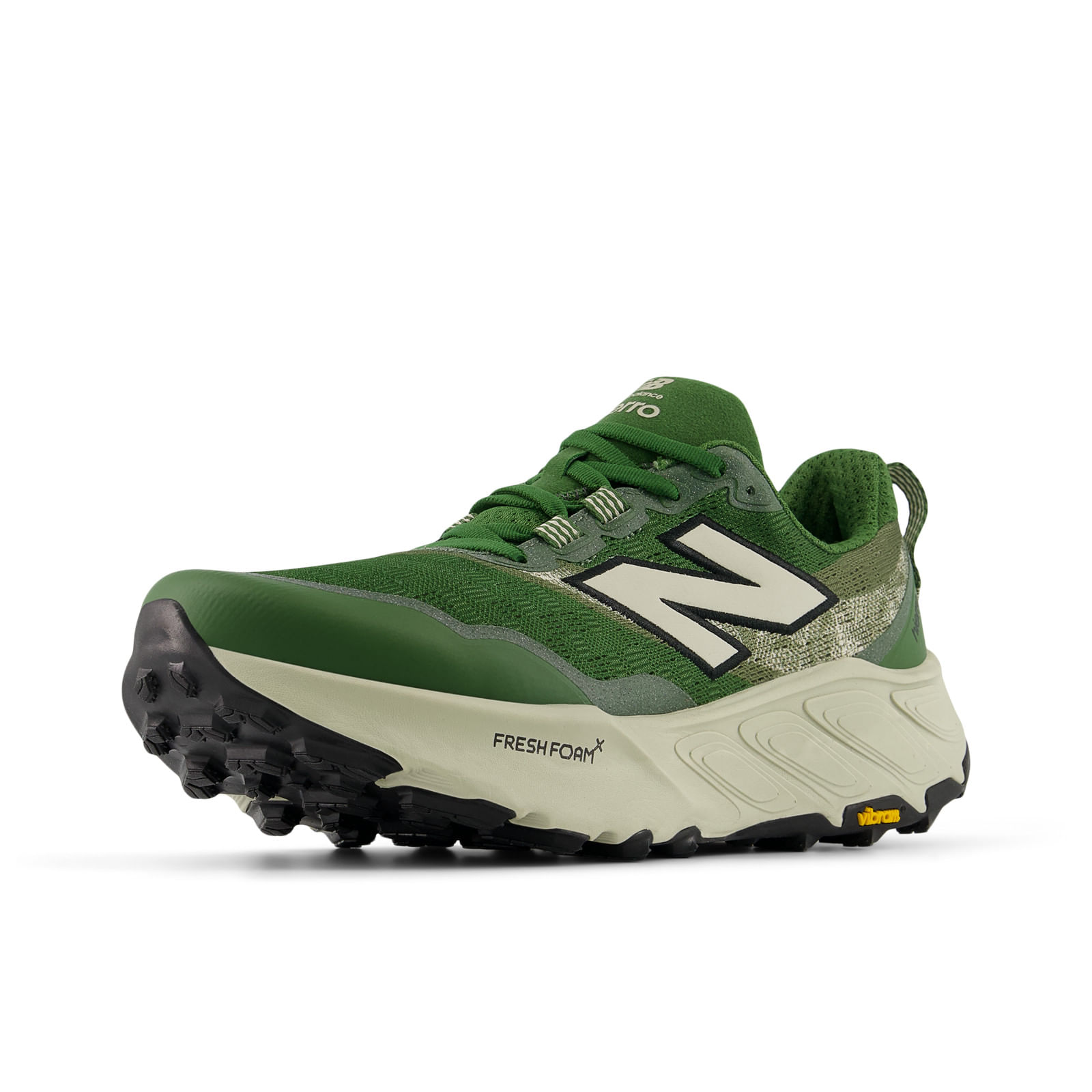 New Balance Fresh Foam X Hierro V9 Tenis verde de hombre para correr