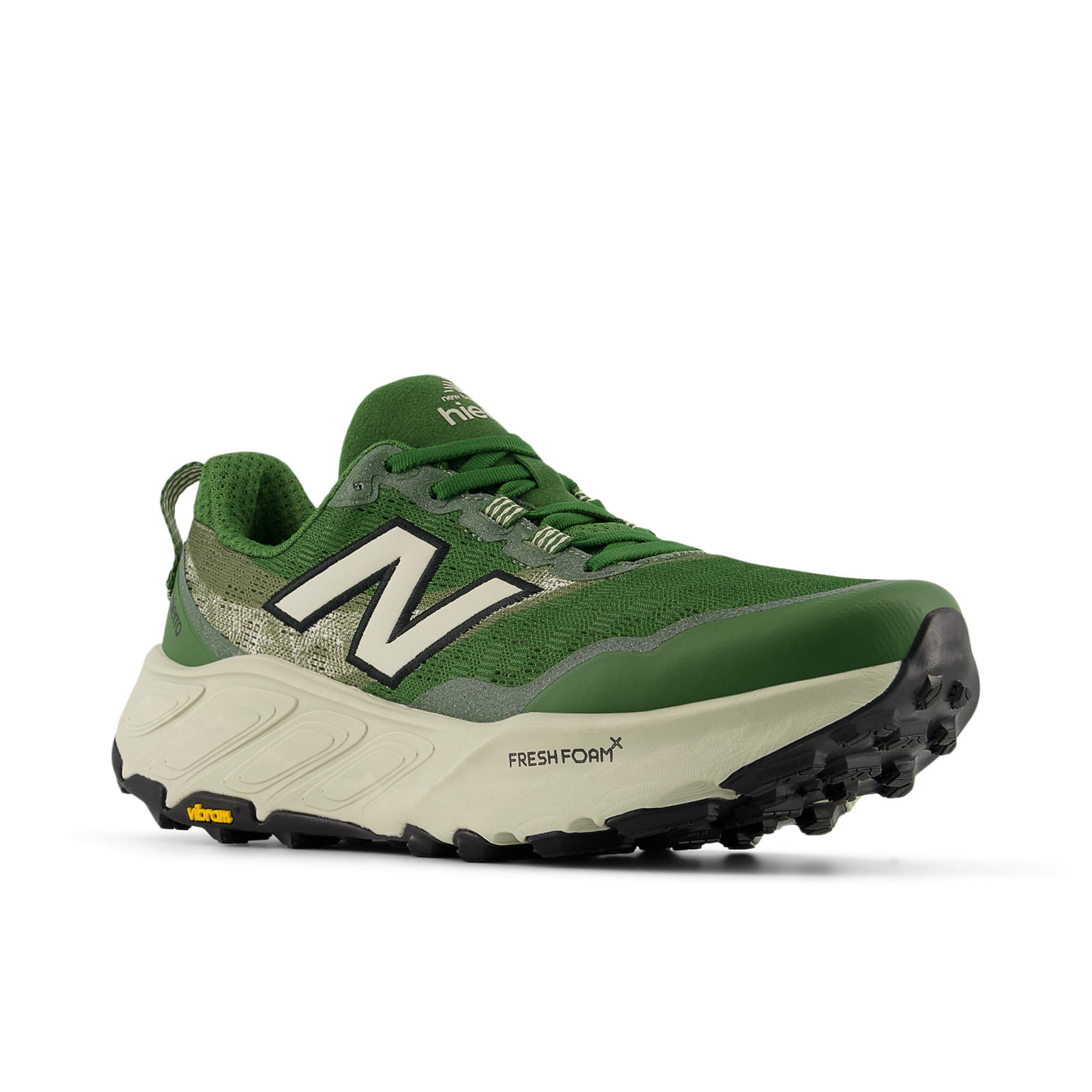 New Balance Fresh Foam X Hierro V9 Tenis verde de hombre para correr