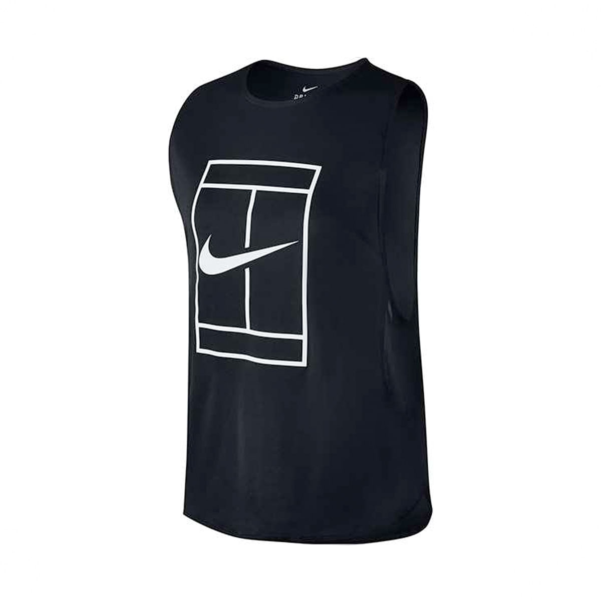 Nike W Nkct Tank Bl Camiseta Manga Sisa negro de mujer para tenis