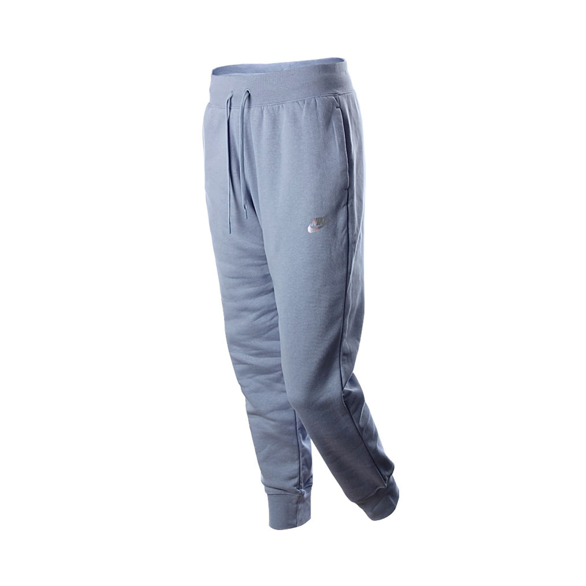 Nike W Nsw Pant Flc Metallic Gx Pantalón gris de mujer lifestyle