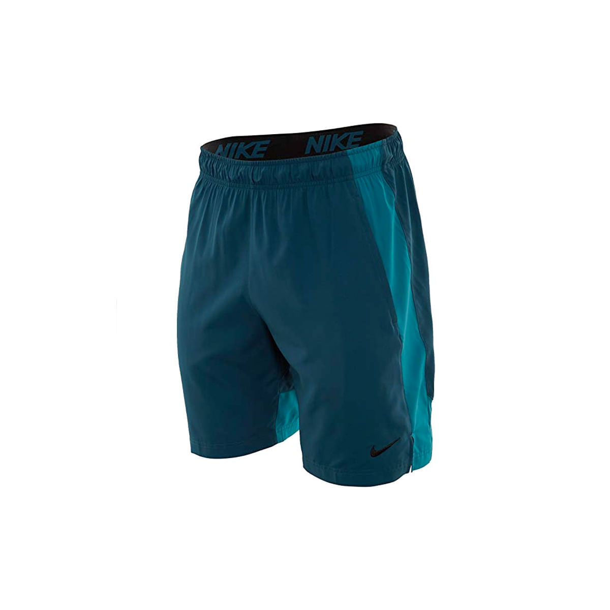 Nike M Nk Flx Short Woven Pantaloneta verde de hombre para entrenamiento