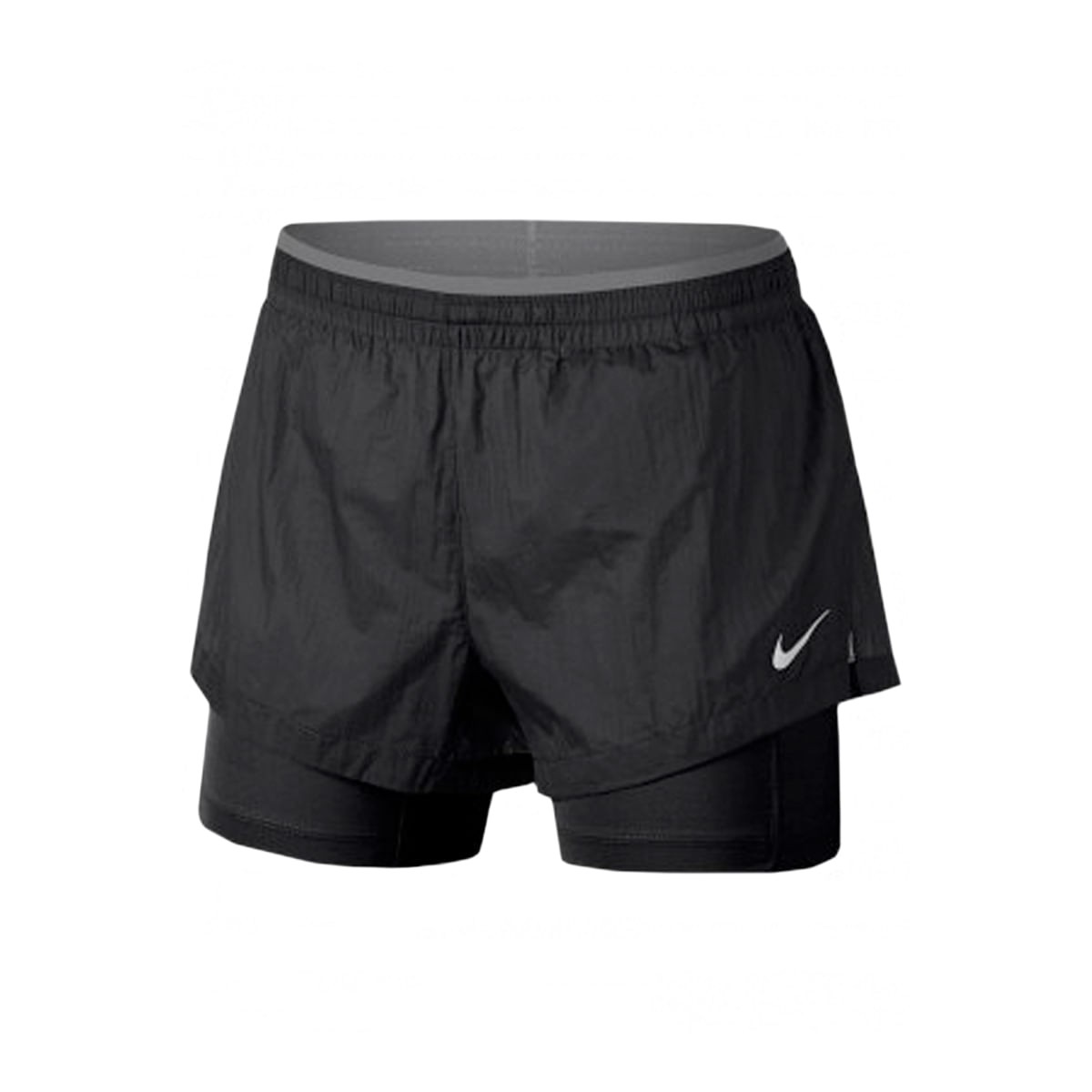 Nike W Nk Flx 2In1 Elevated Track Pantaloneta negro de mujer para correr