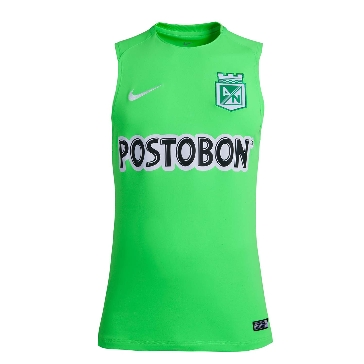 Nike An M Nk Brt Sqd Top Sl Camiseta Manga Sisa verde de hombre para futbol