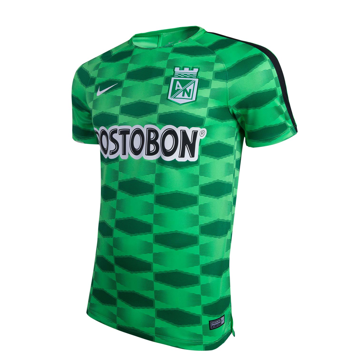 Nike An M Nk Dry Sqd Top Ss Gx Camiseta Manga Corta verde de hombre para futbol