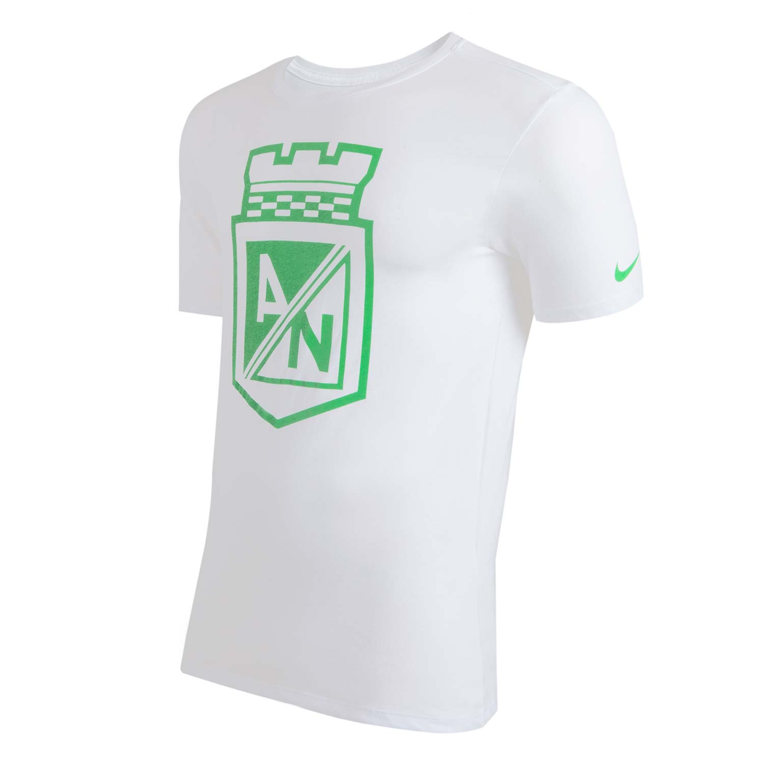 Nike An M Nk Tee Crest Camiseta Manga Corta blanco de hombre para futbol