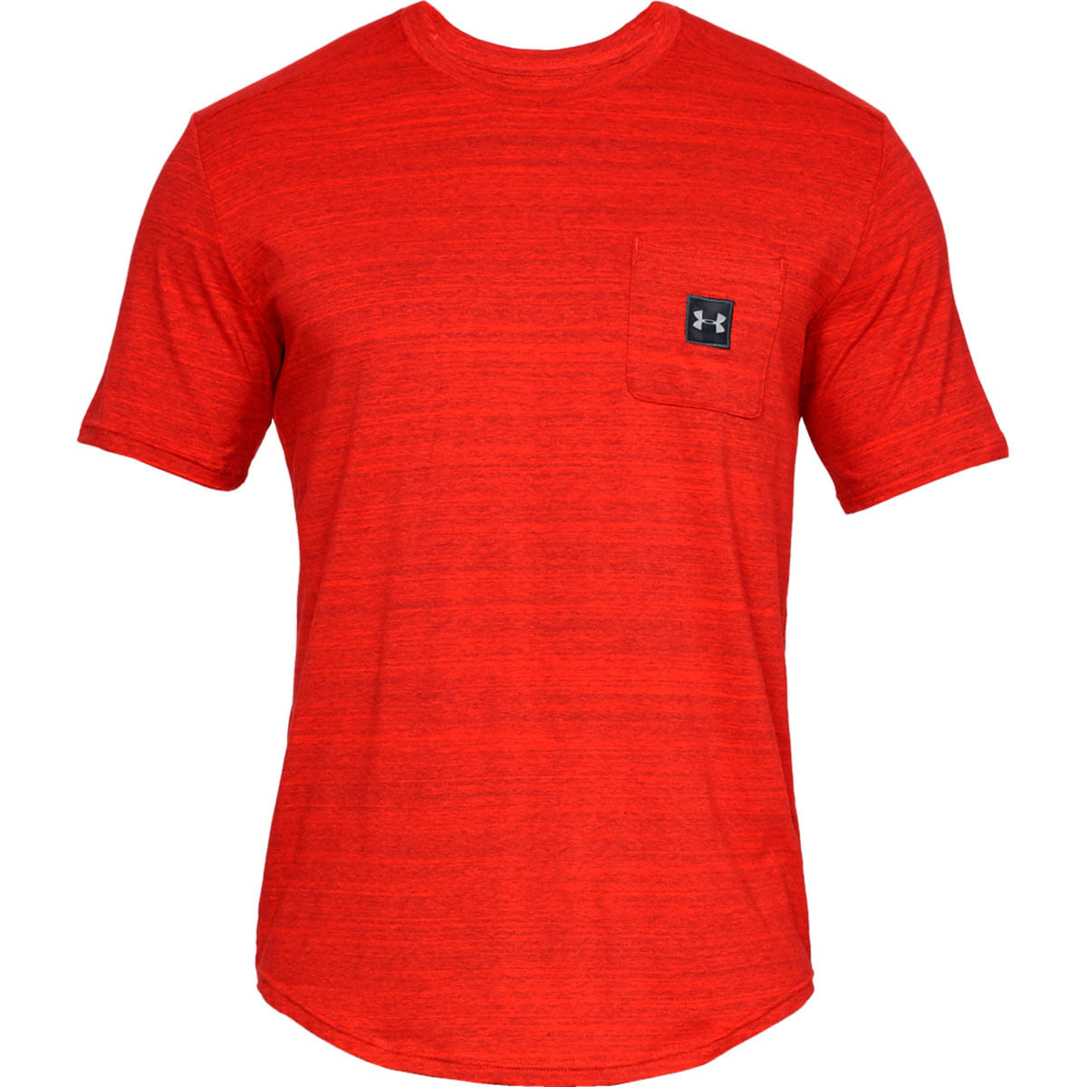 UA Rtstyle Pocket Tee Camiseta Manga Corta rojo de hombre para entrenamiento