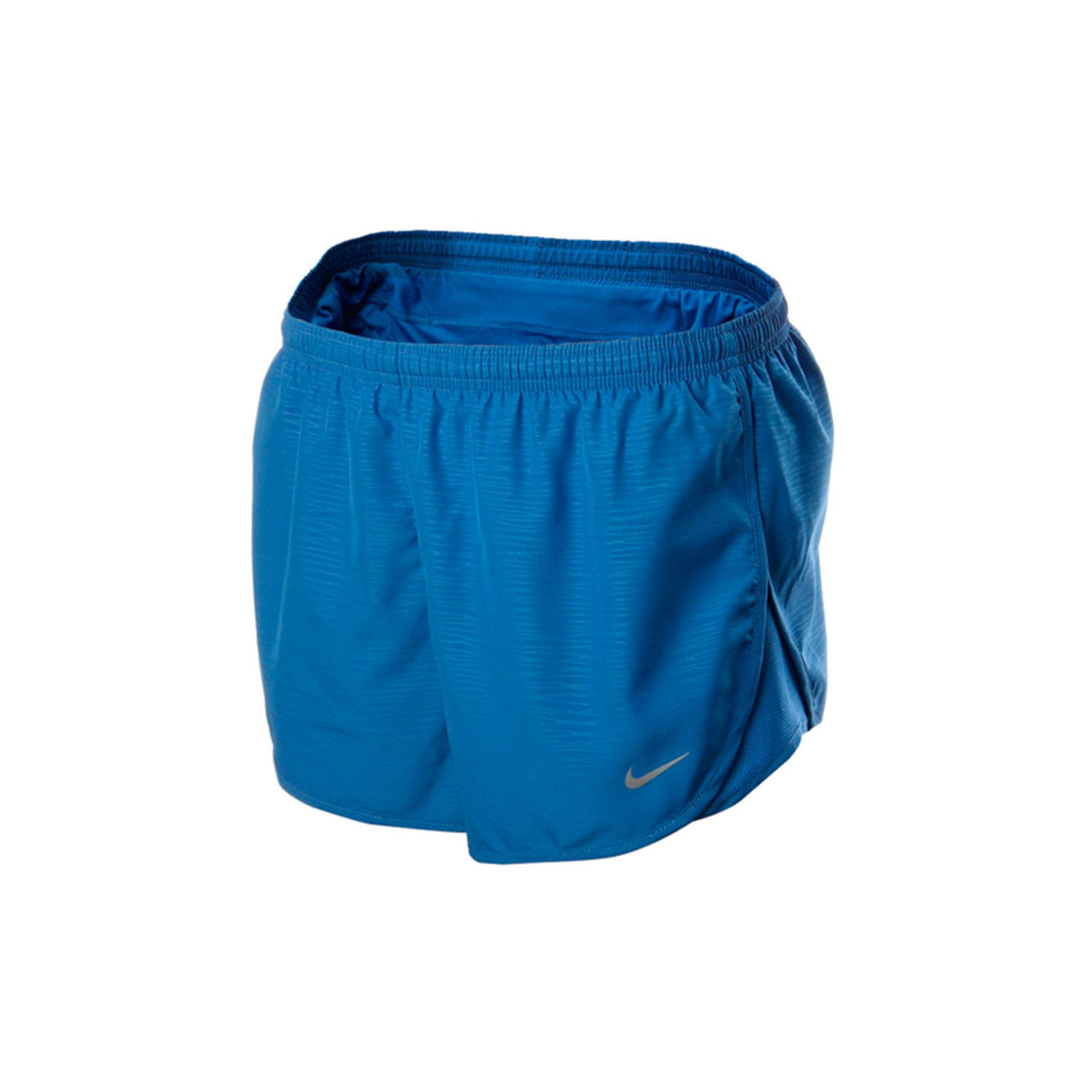 Nike Modern Embossed Tempo Short Pantaloneta azul de mujer para correr